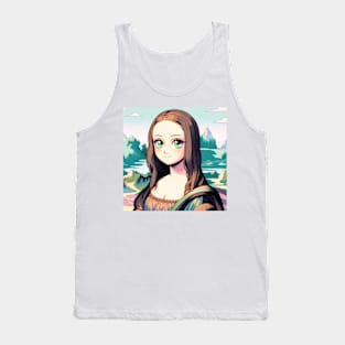 Anime Mona Lisa Tank Top